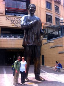 Nelson Mandela Square in Sandton Neighborhood of Johannesburg South Africa